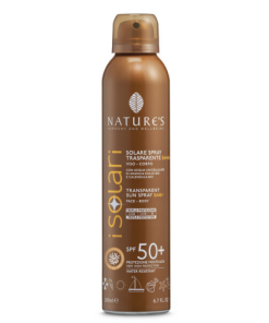 Solare Spray viso corpo Trasparente SPF 50+ – 200ml – iSolari – Nature’s